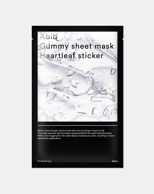 ABIB Gummy Sheet Mask - Heartleaf Sticker - Social K Beauty