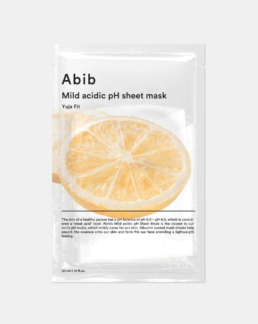 ABIB Mild AcidicpH Sheet Mask -Yuja fit - Social K Beauty