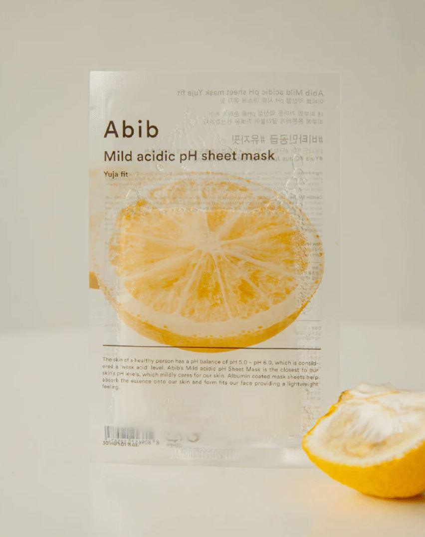 ABIB Mild AcidicpH Sheet Mask -Yuja fit - Social K Beauty